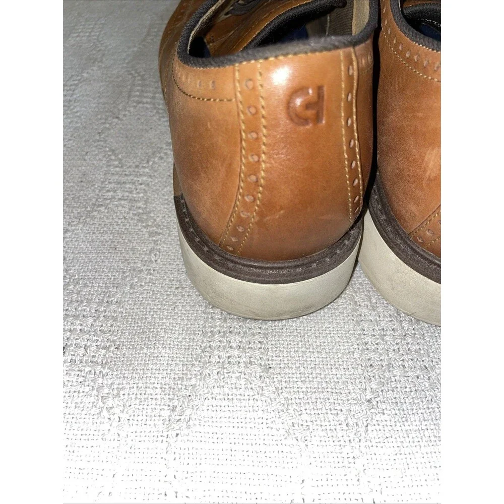 Cole Haan 360 Men’s Wingtip Comfort Shoes Sz 12 M Brown Leather Going Out Party